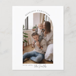 バジェットアーチメリークリスマスグリーティングカード チラシ