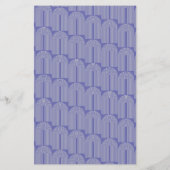 バジェットアーチラインパープルウェディングシャワー招待状 (裏面)