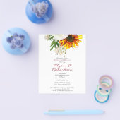 バジェットアートひまわりフローラリハーサルディナー チラシ (シングル)