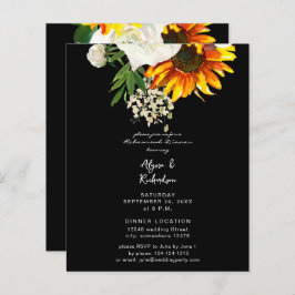 バジェットアートひまわりフローラリハーサルディナー – B