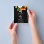 バジェットアートひまわりフローラリハーサルディナーB チラシ (手)