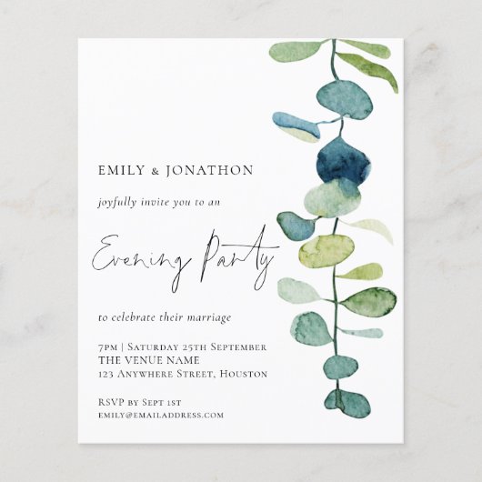 バジェットアートユーカリ結婚ス夕べパーティー (正面)