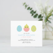 バジェットイースターブランチ卵狩りかわいい招待状 (スタンド正面)