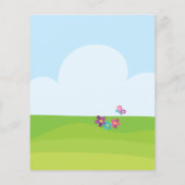 バジェットイースターブランチ卵狩りパーティの招待状 (裏面)