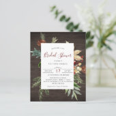 バジェットウィンターウェディングウッドフローラブライダルシャワー (スタンド正面)