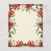 バジェットウィンターウェディングクリスマスブライダルシャワー (裏面)