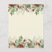 バジェットウィンターウェディングフローラベリーブライダルシャワー (裏面)