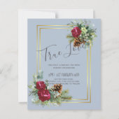 バジェットウィンターウェディングブルゴーニュバラユーカリ (正面)