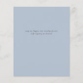 バジェットウィンターウェディングユーカリ緑のバラ (裏面)