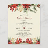 バジェットウィンターウエディングクリスマスブライダルシャワー (正面)