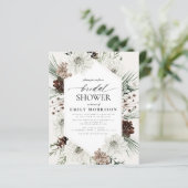 バジェットウィンターエバーグリーンブライダルシャワー招待 (スタンド正面)