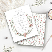 バジェットウィンターグリーンリーレッドフローラ70誕生日