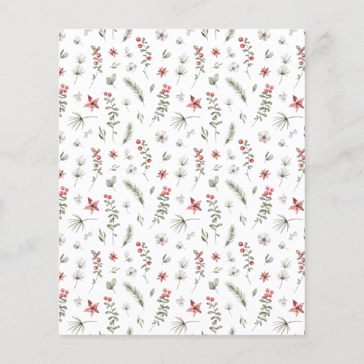 バジェットウィンターグリーンリーレッドフローラ90誕生日 (裏面)