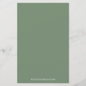 バジェットウィンタースノーフレークフローラブライダルシャワー (裏面)