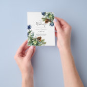 バジェットウィンターブルーティスル結婚ズ チラシ (手)