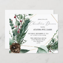 バジェットウィンターベリー&パインクリスマスディナー