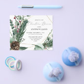 バジェットウィンターベリー&パインクリスマスディナー チラシ (シングル)