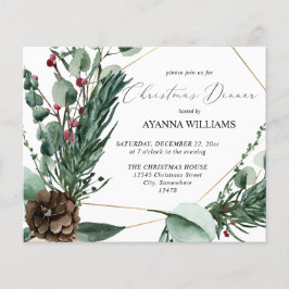 バジェットウィンターベリー&パインクリスマスディナー チラシ