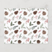 バジェットウィンターボタニカルクリスマスフォト (裏面)