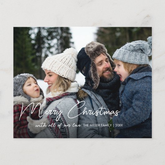 バジェットウィンターボタニカルクリスマスフォト (正面)