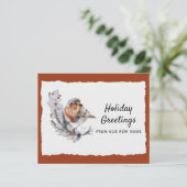 バジェットウィンターロビンラストグレーホリデームービングカード (スタンド正面)