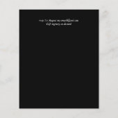 バジェットウェディング招待ファーングリーン葉リー (裏面)