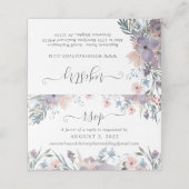 バジェットウェディングRSVPレジストリフローラ切り離し プレイスカード (外部開封)