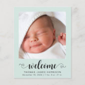 バジェットウェルカムフォトミント誕生のお知らせ (正面)