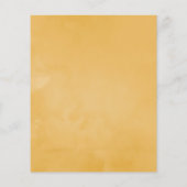 バジェットウォータカラーフローラサファリ結婚式招待状 チラシ (裏面)