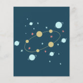 バジェットウォーターの色宇宙 |ブルーベビーシャワーフライヤー (裏面)