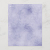 バジェットウォーターカラーウィステリアブライダルシャワー (裏面)