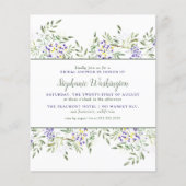 バジェットウォーターカラーウィステリアブライダルシャワー (正面)