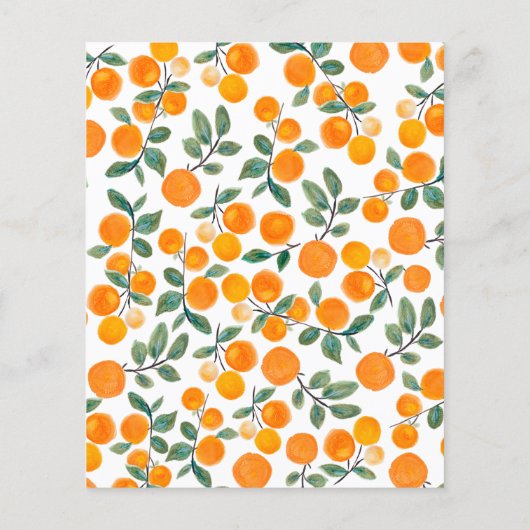 バジェットウォーターカラーオレンジシトラスフルーツ結婚ズ (裏面)