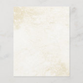 バジェットウォーターカラーカボンプキンス秋の結婚式招待 (裏面)