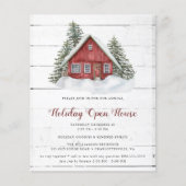 バジェットウォーターカラーキャビンホリデーオープンハウス チラシ (正面)