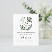 バジェットウォーターカラーグリーナリーリースブライダルシャワー (スタンド正面)