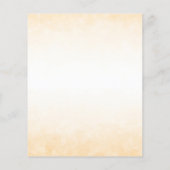 バジェットウォーターカラーサンフラワー結婚式招待状 (裏面)