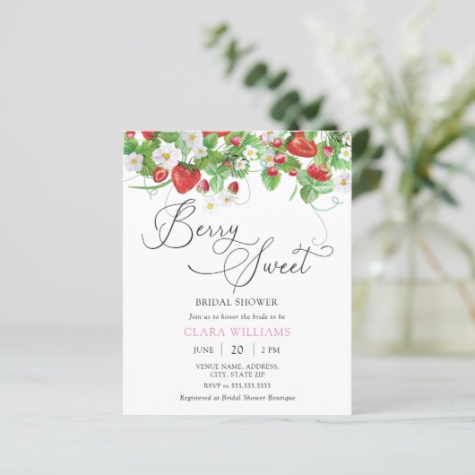 バジェットウォーターカラーストロベリーブライダルシャワー (スタンド正面)