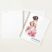 バジェットウォーターカラーピンク結婚のガウンブライダルシャワー プランナー手帳 (ディスプレー)