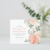 バジェットウォーターカラーピーチ赤面ピンクフローラ結婚ズ (スタンド正面)