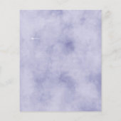 バジェットウォーターカラーフジタリアフレームブライダルシャワー (裏面)