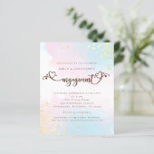 バジェットウォーターカラーブルーピンクハート婚約 (スタンド正面)