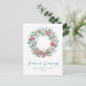 バジェットウォーターカラーベリー&グリーンリーリース シーズンポストカード (スタンド正面)