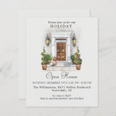 バジェットウォーターカラーホリデーオープンハウス招待状 (正面/裏面)