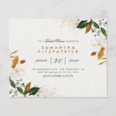 バジェットウォーターカラーマグノリアフローラブライダルシャワー (正面)