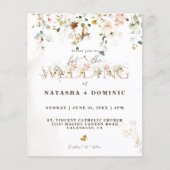 バジェットウォーターカラーワイルドフラワー庭園の結婚式 (正面)