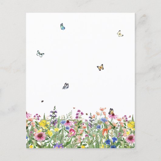 バジェットウォーター色フローラ夏ブライダルシャワー (裏面)