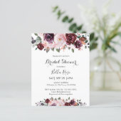 バジェットウォーター色秋ブライダルシャワー招待状 (スタンド正面)