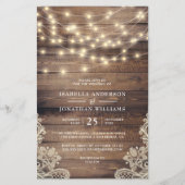 バジェットウッド、ライト&レース結婚の中サイズ (正面)