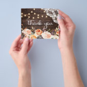 バジェットウッド、レース、ライトピンクフローラありがとうFl チラシ (手)